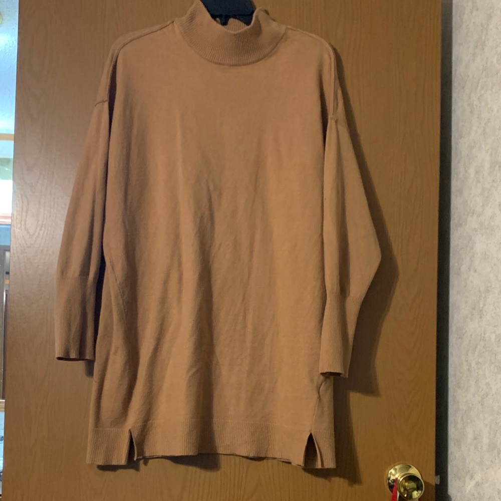 Steve Madden Camel Cowl Neck Sweater